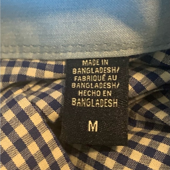 IZOD Classic Mens Classic Fit Long Sleeve Plaid Button-Down Shirt - Picture 6 of 9